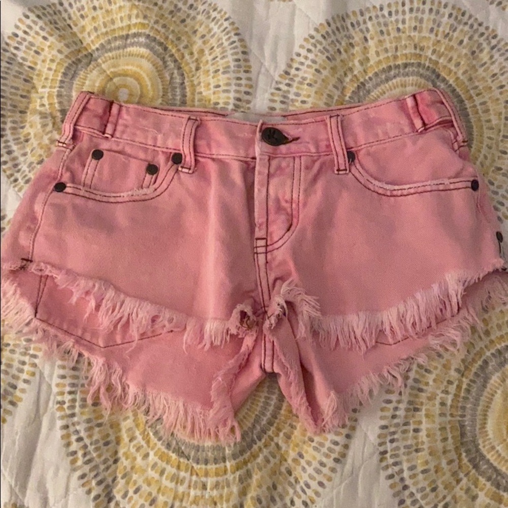 One teaspoon pink shorts